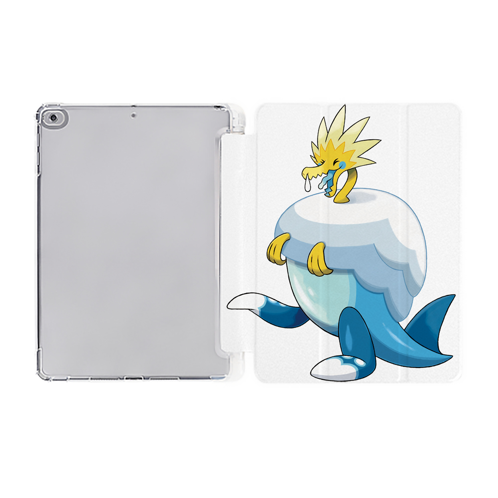 （画像用） ポケットモンスター Pokémon IPad ケース ペン収納付き 三つ折りスタンド PUレザー×シリコン 対応機種9.5/10.5/10.9インチ